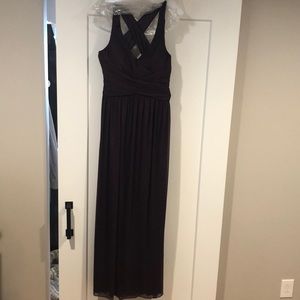 David’s Bridal bridesmaid dress in color plum size 8